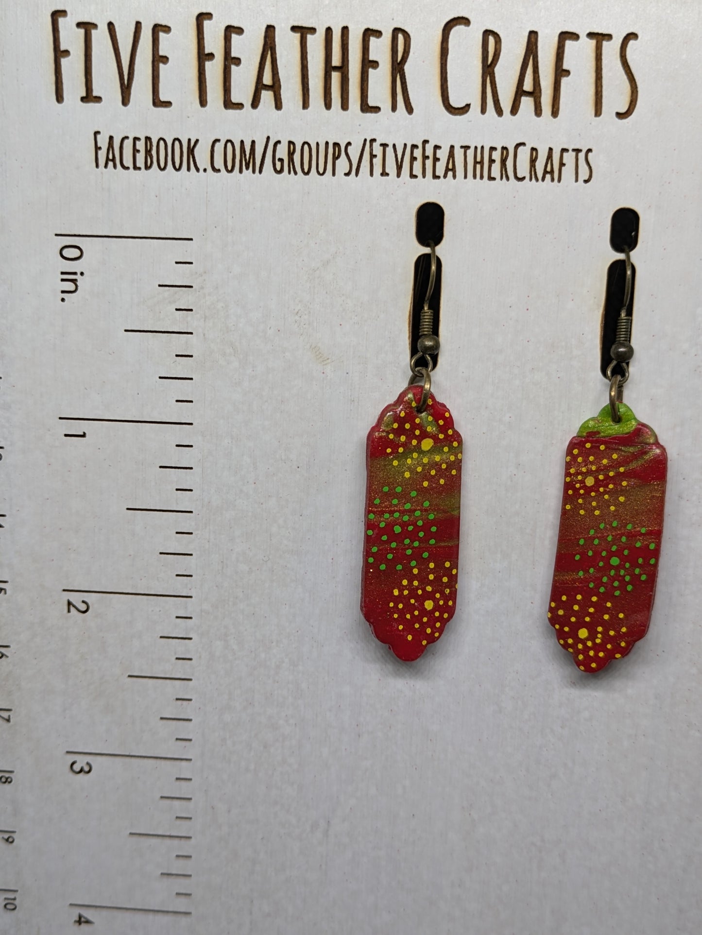 Multi Color Dangle Earrings