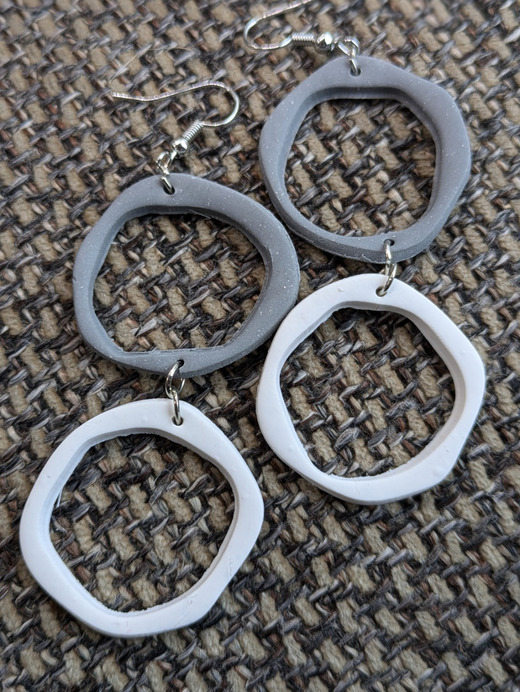 Irregular Circle Dangle Earrings