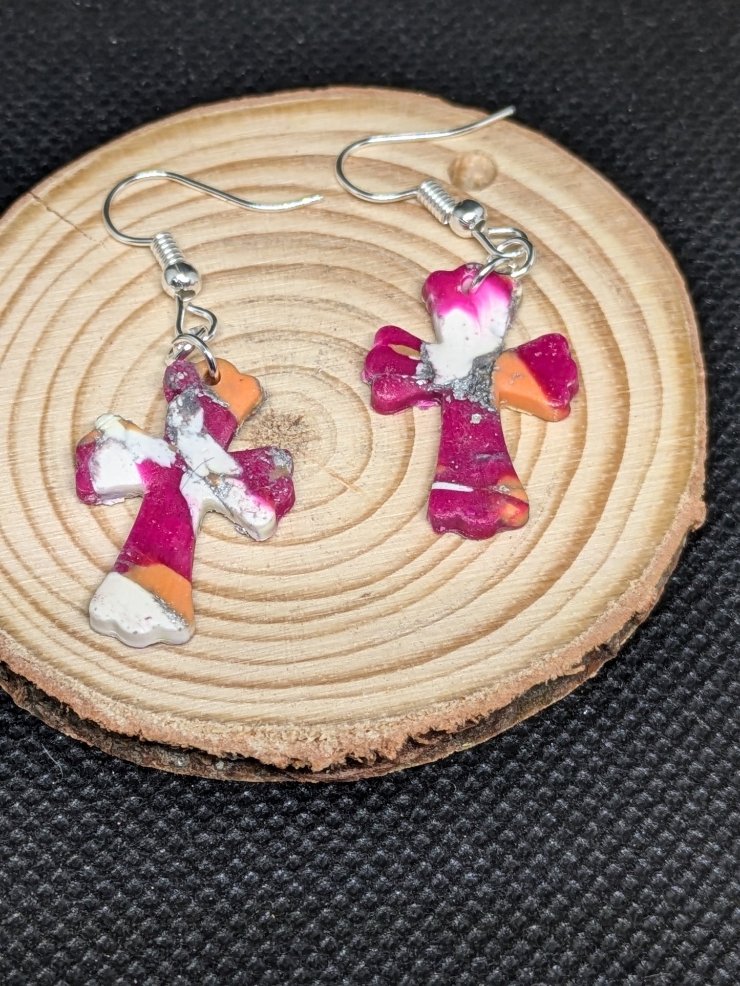Bubble Cross Dangles