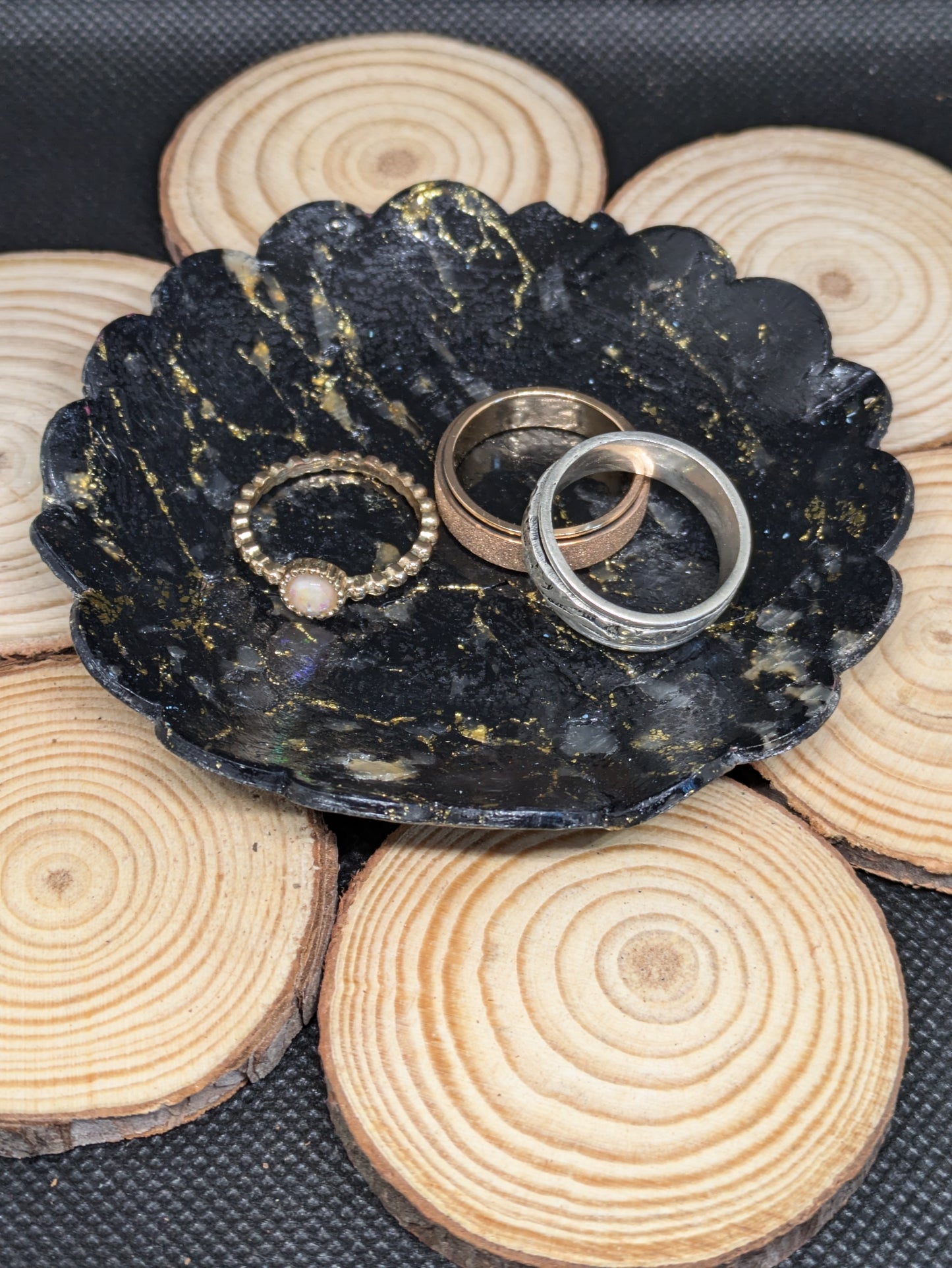 Black and Gold Trinket Dish