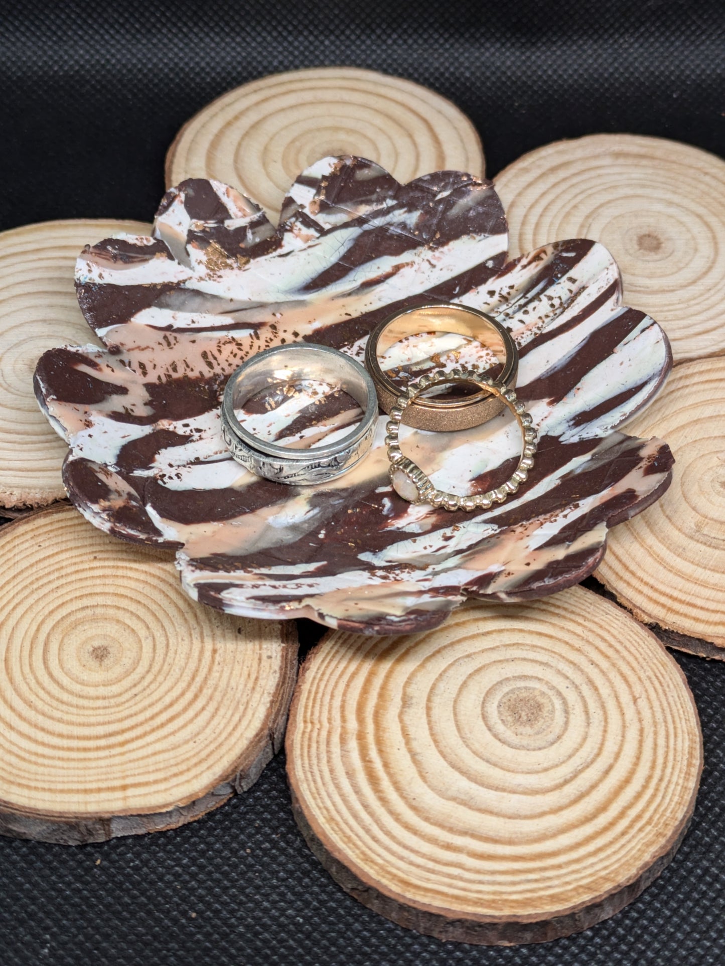 Neutral Colored Trinket Dish
