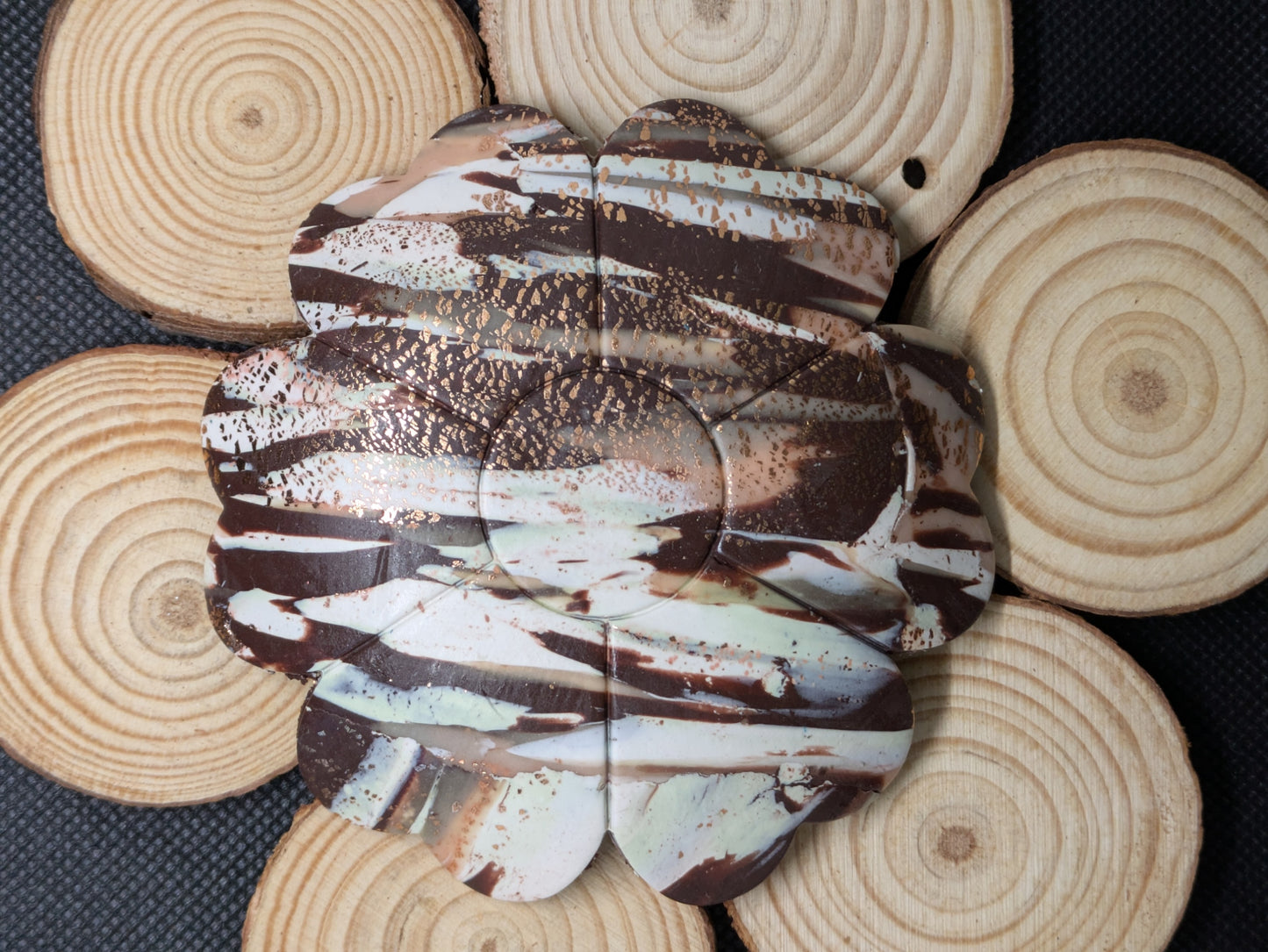 Neutral Colored Trinket Dish