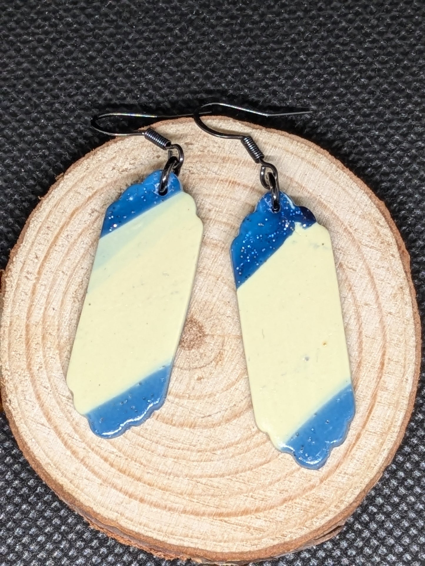 Blue and Yellow Dangles