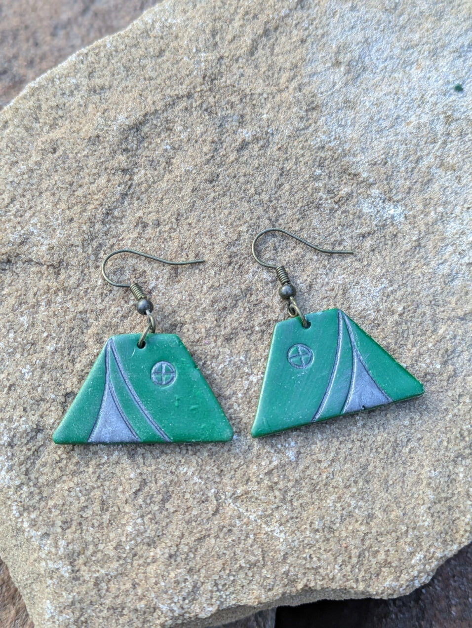 Green Tent Dangles