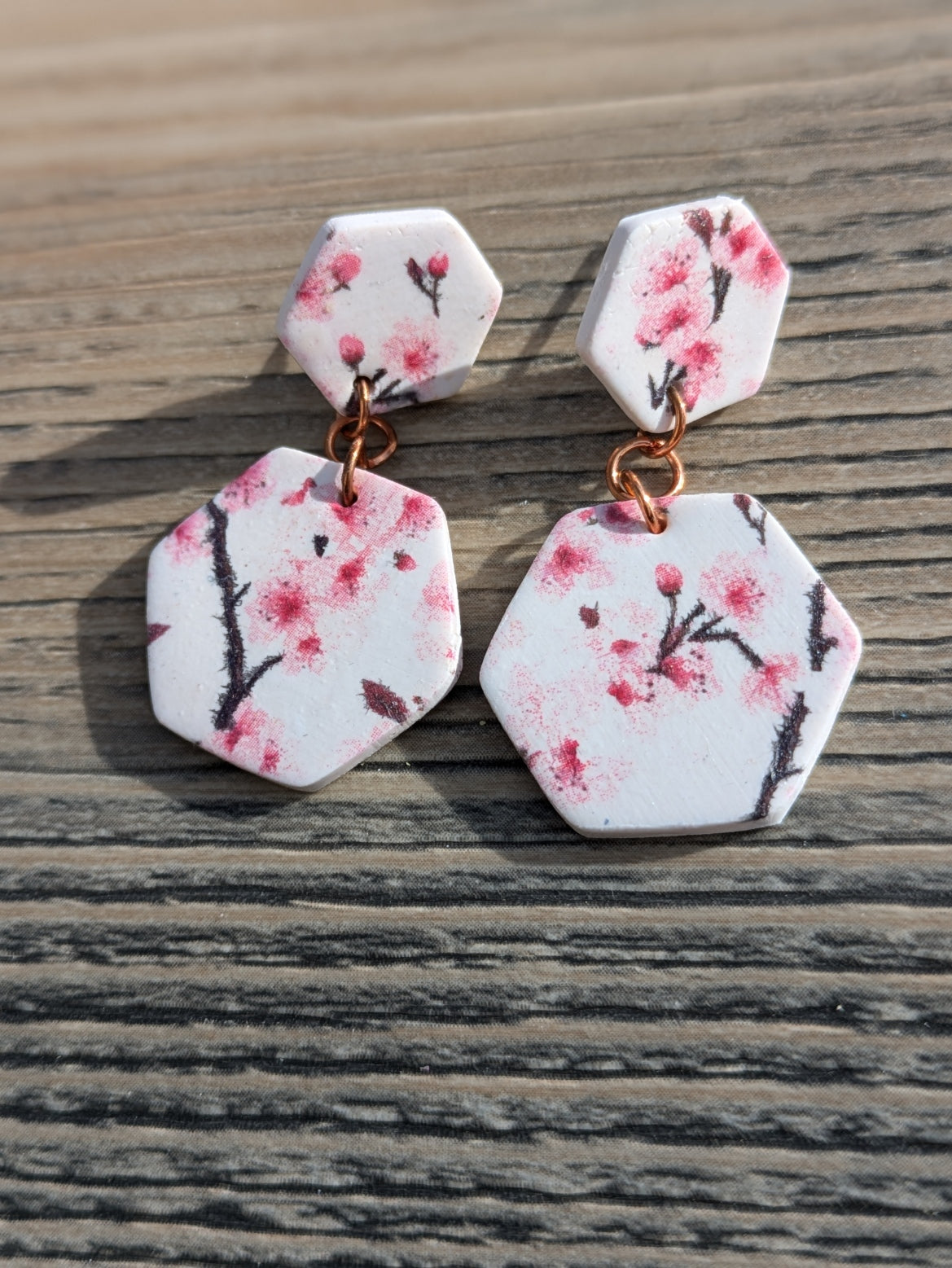 Cherry Blossom Stud Dangles