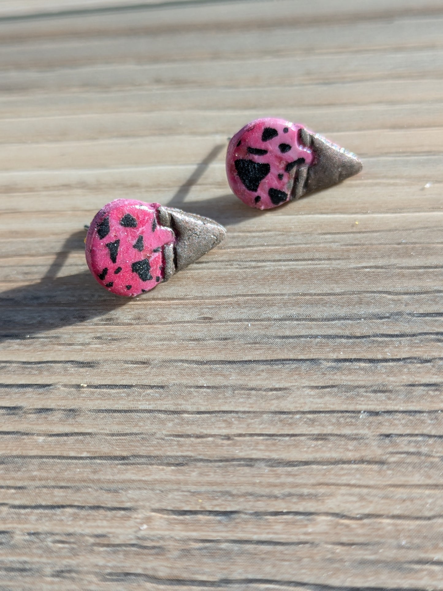 Ice Cream Cone Studs