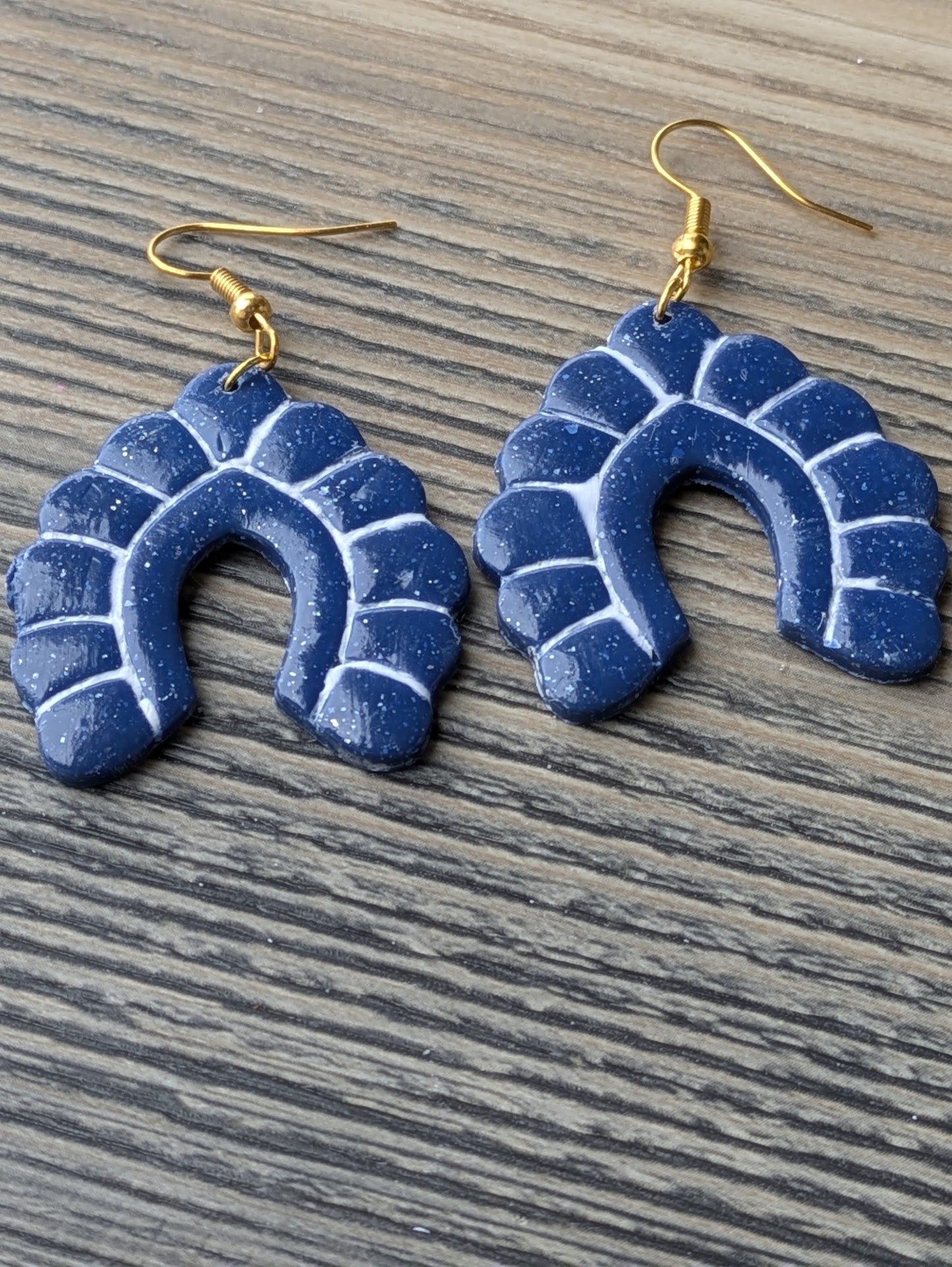 Navy and White Arches