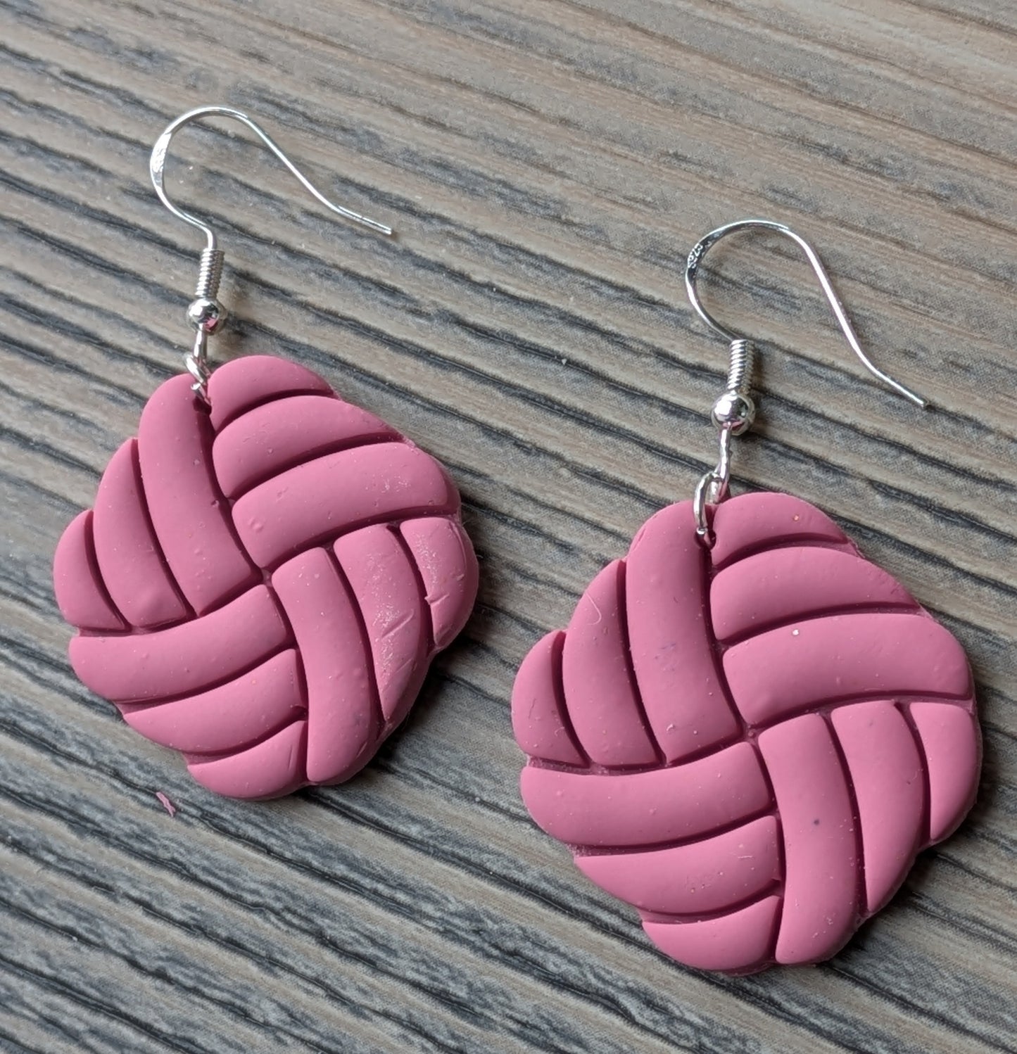 Pink Knotted Dangles