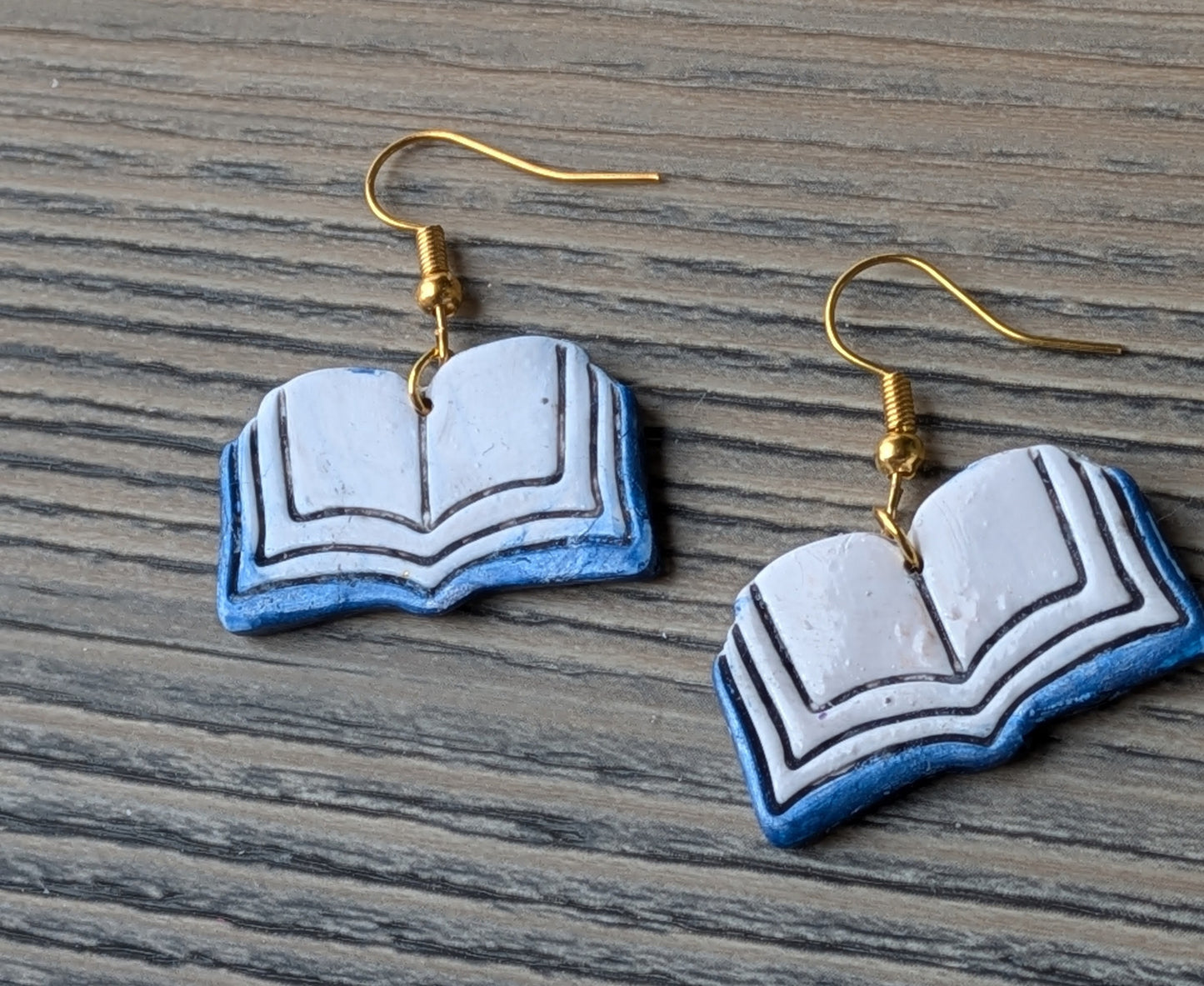 Blue Covered Book Dangles