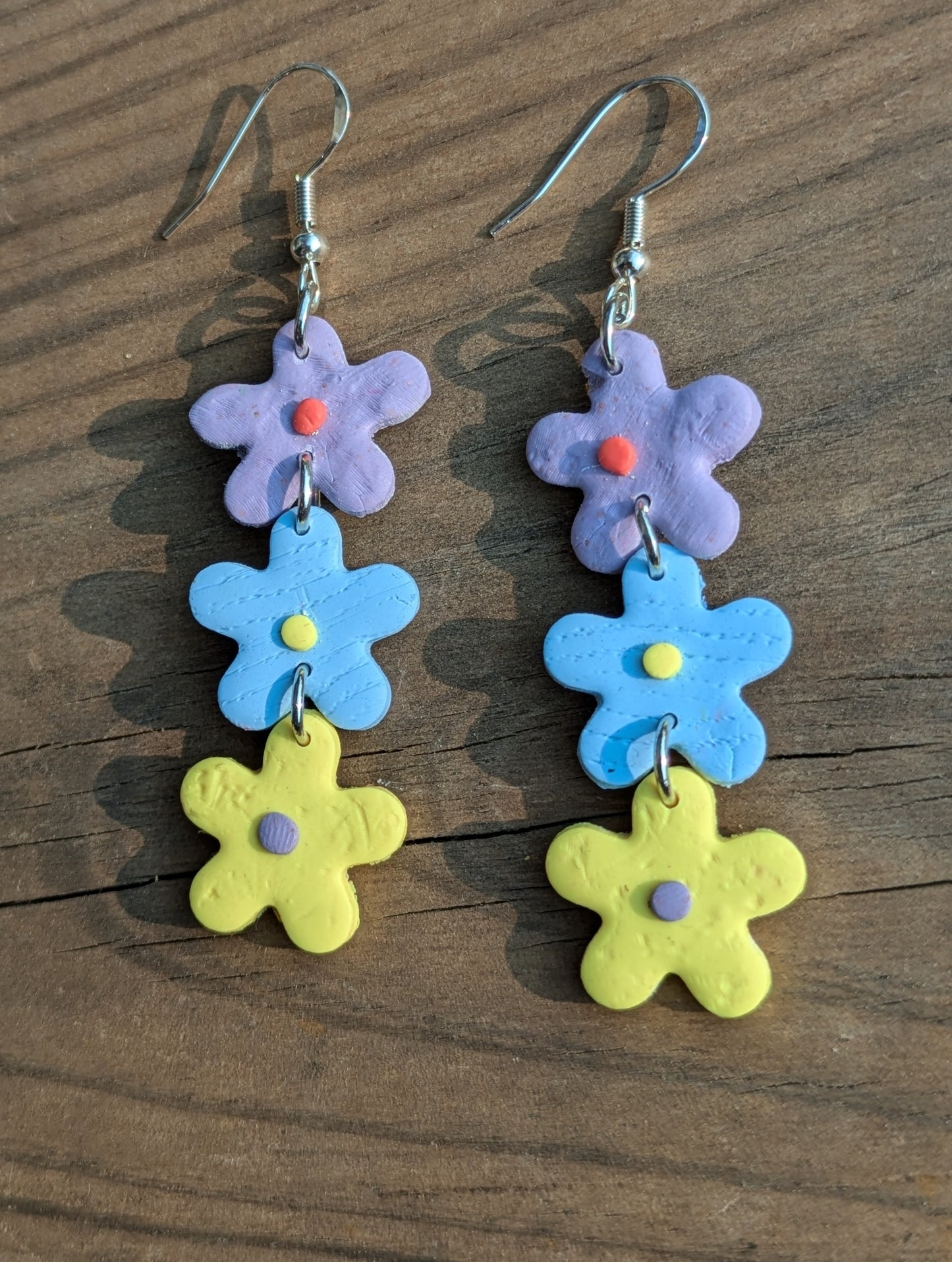 Triple Flower Dangles