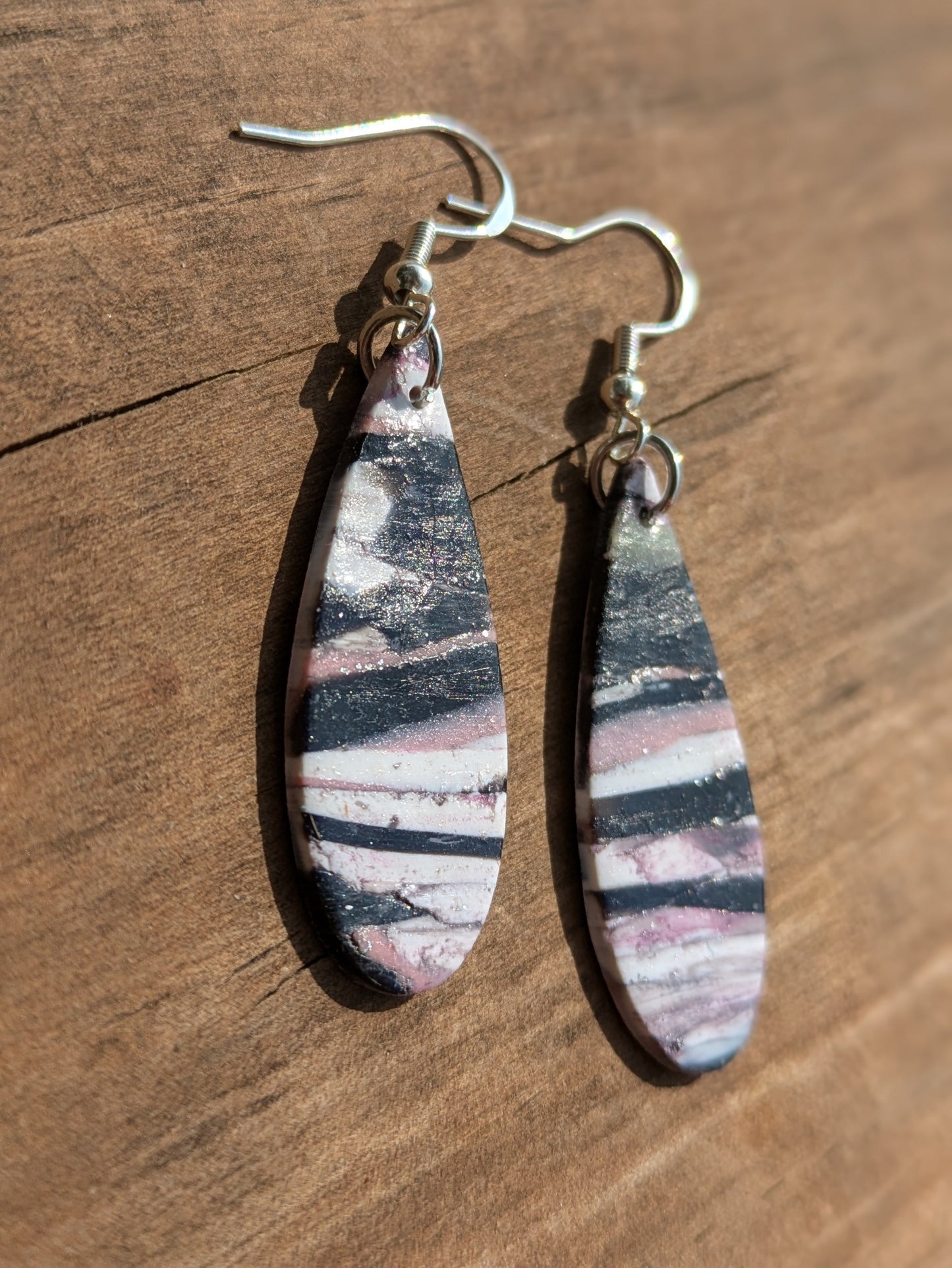 Granite Teardrop Dangles