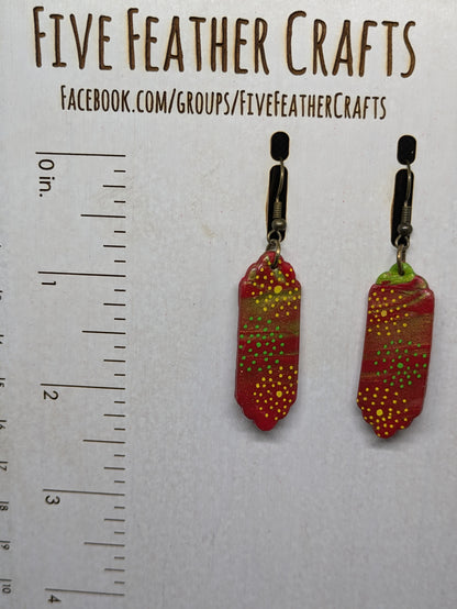 Multi Color Dangle Earrings
