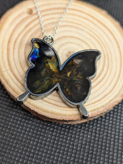Resin Butterfly Necklace