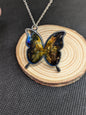 Resin Butterfly Necklace