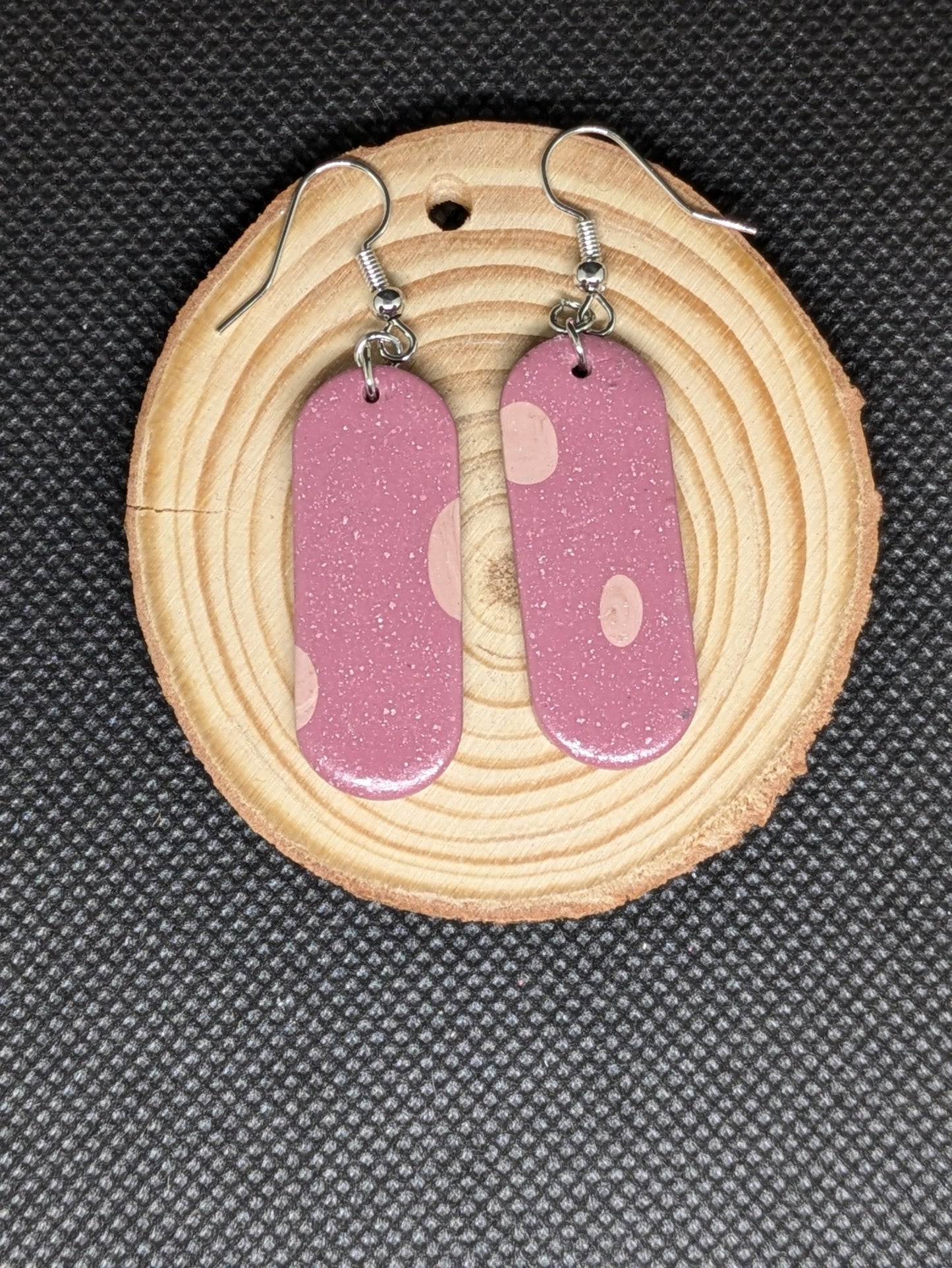 Polka Dot Dangle Earrings