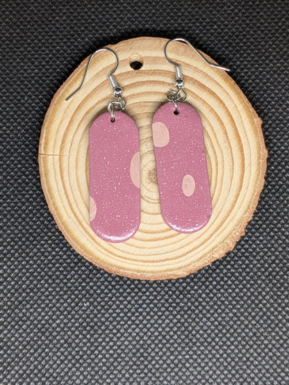 Polka Dot Dangle Earrings