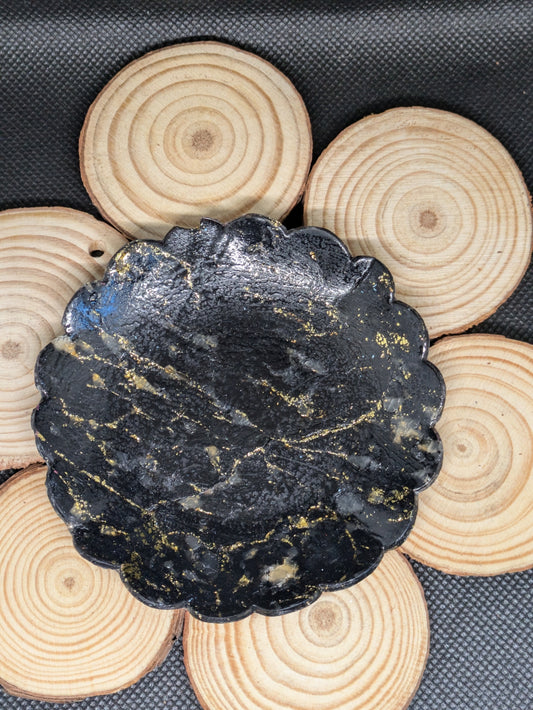 Black and Gold Trinket Dish