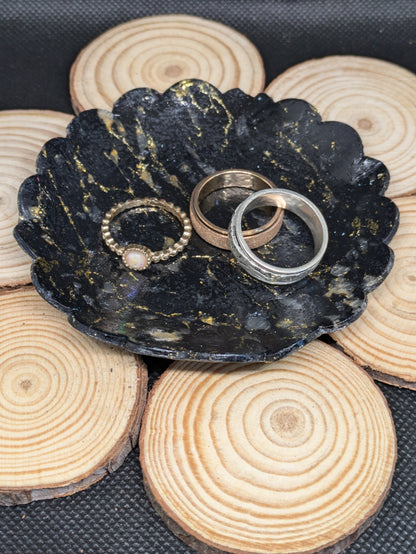 Black and Gold Trinket Dish