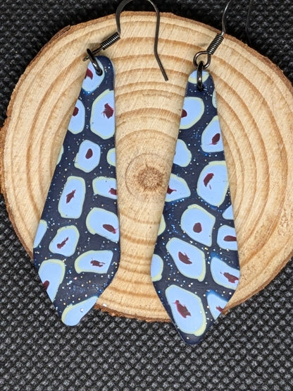 Blue Cane Dangles