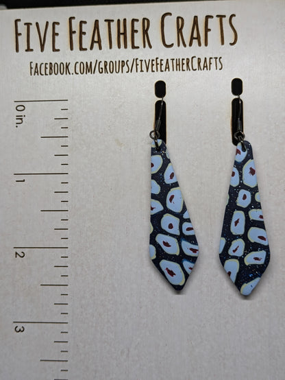 Blue Cane Dangles