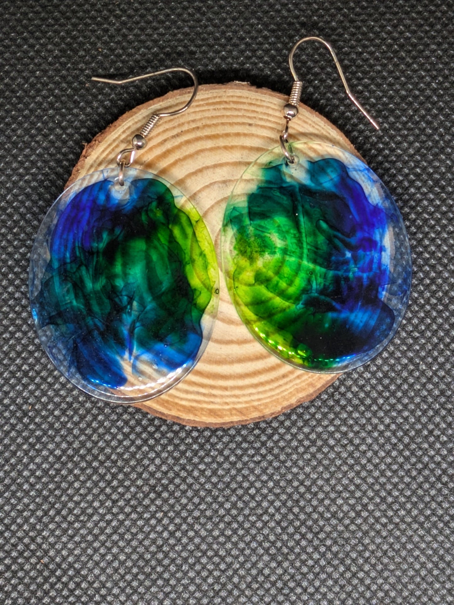 Blue and Green Dangles