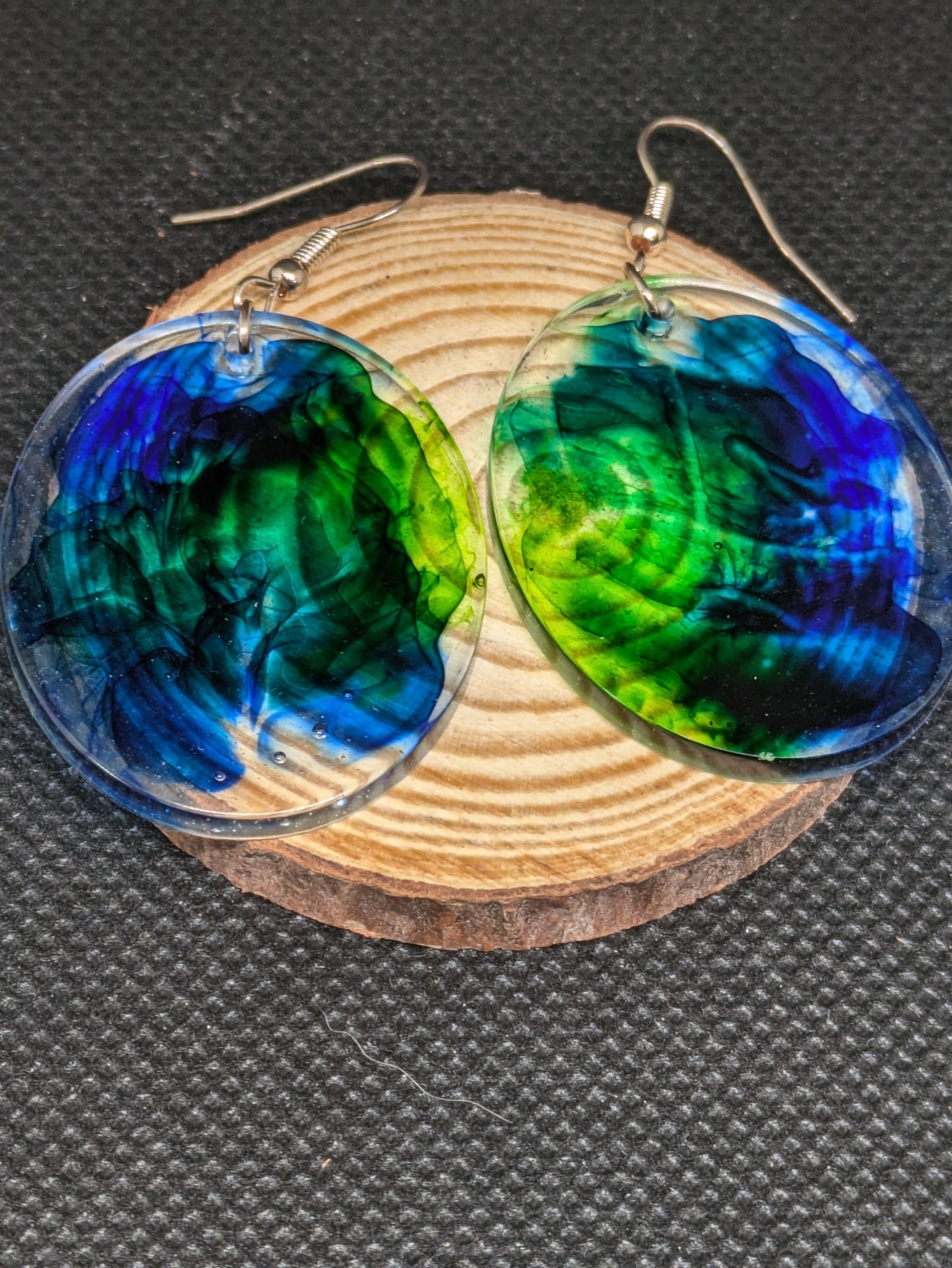 Blue and Green Dangles