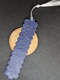 Navy Floral Bookmark
