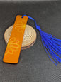 Orange Floral Bookmark