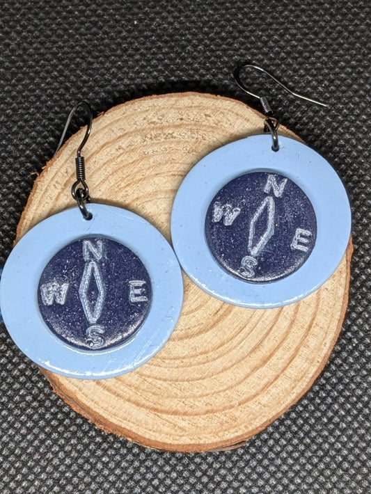 Compass Rose Dangles