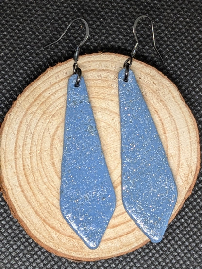 Blue Sparkly Dangles