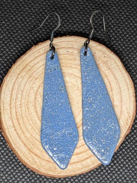 Blue Sparkly Dangles