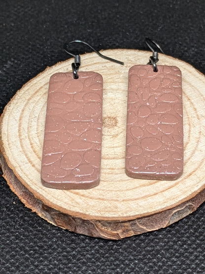 Brown Stone Dangles