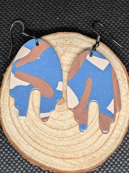 Abstract Dangle Earrings