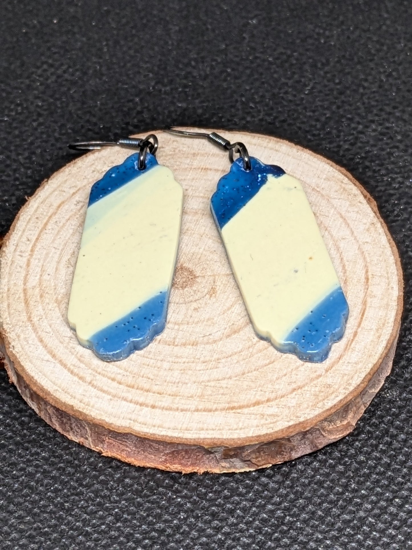 Blue and Yellow Dangles