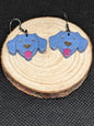 Light Blue Happy Pup Dangles