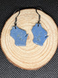 Blue Sparkle Wisconsin Dangles