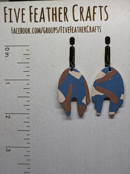 Abstract Dangle Earrings
