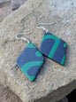 Modern Green and Black Dangles