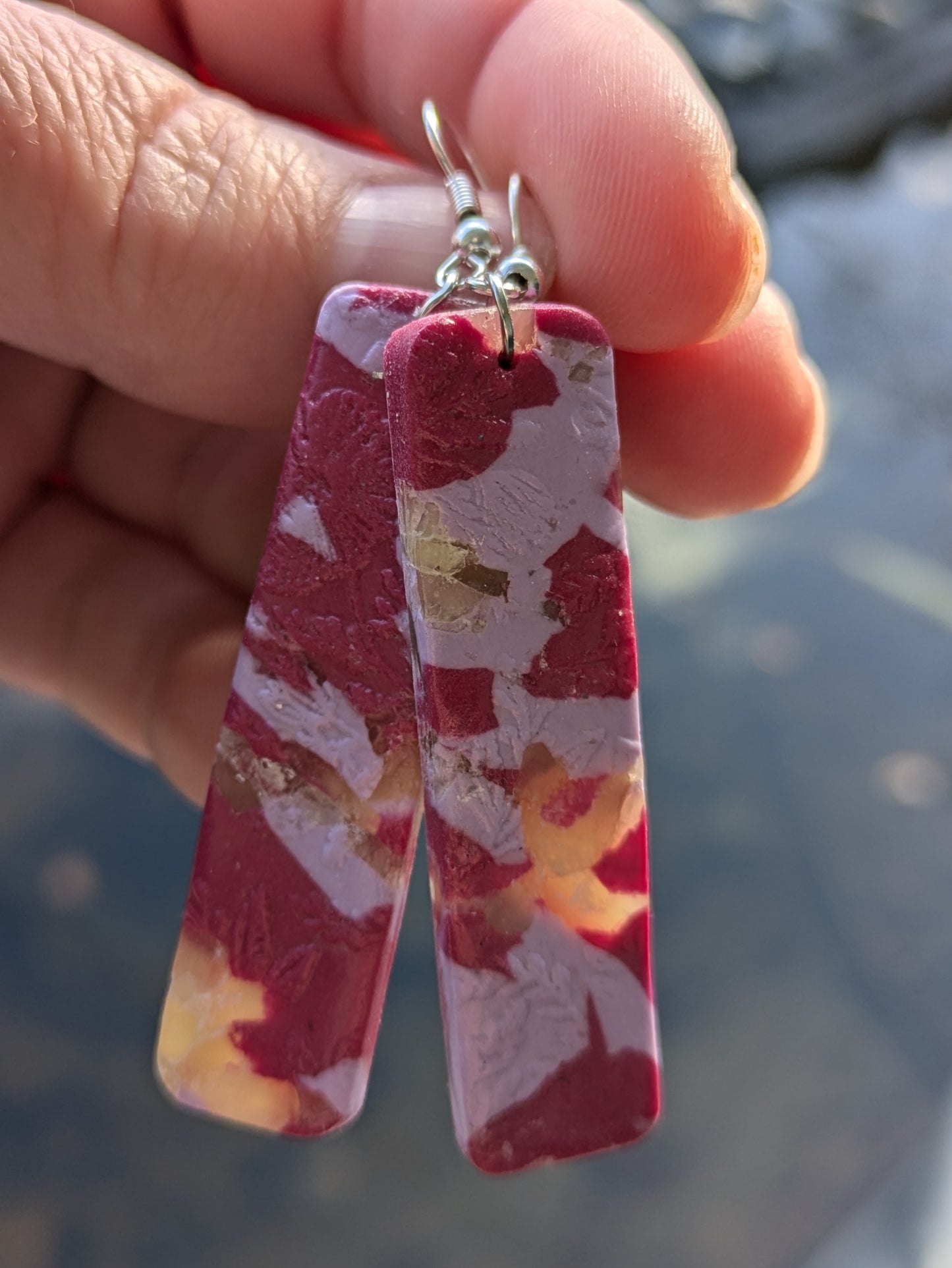 Marbled Bar Dangles