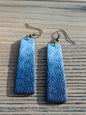 Blue Ombre Floral Dangles