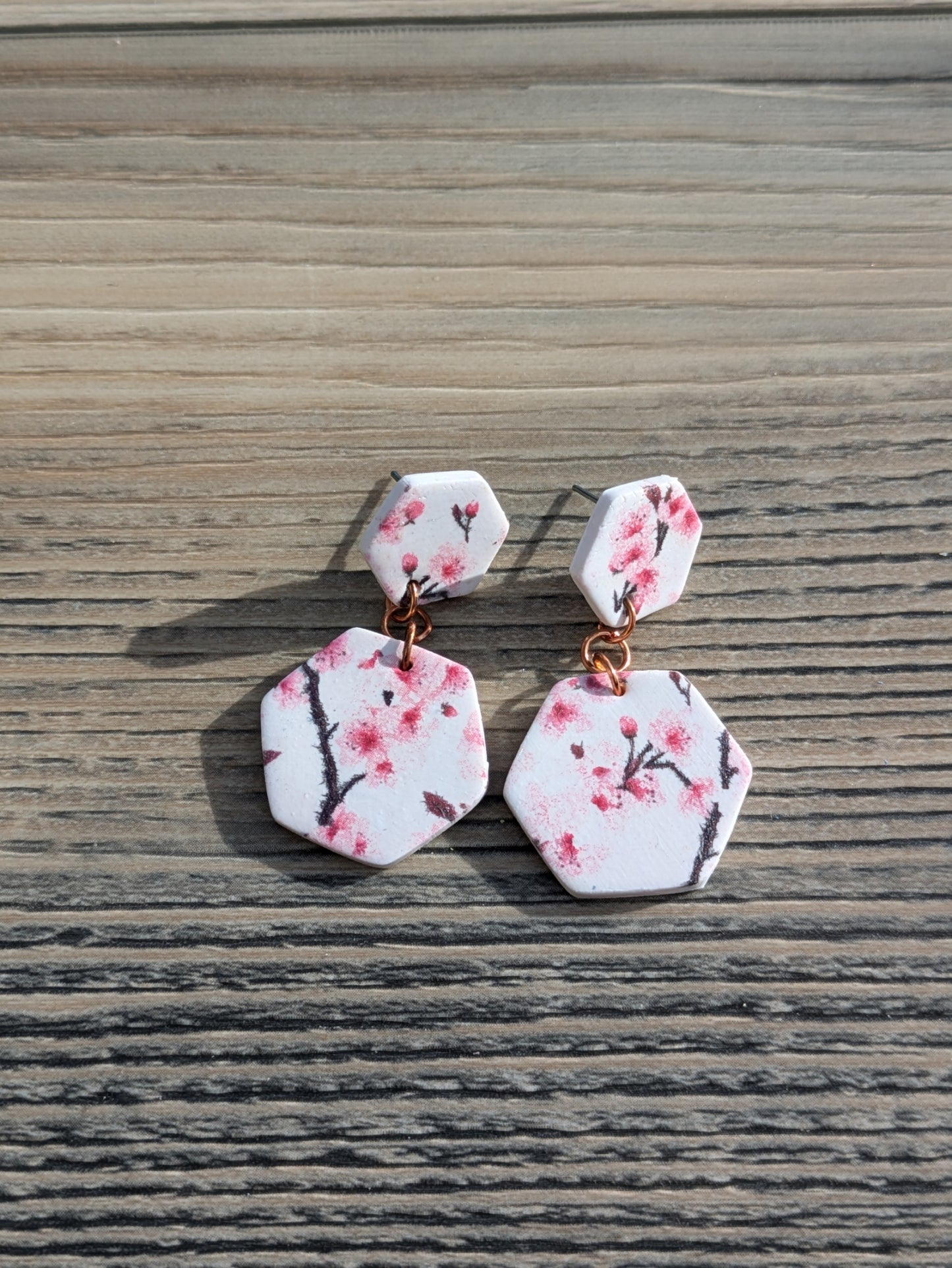Cherry Blossom Stud Dangles