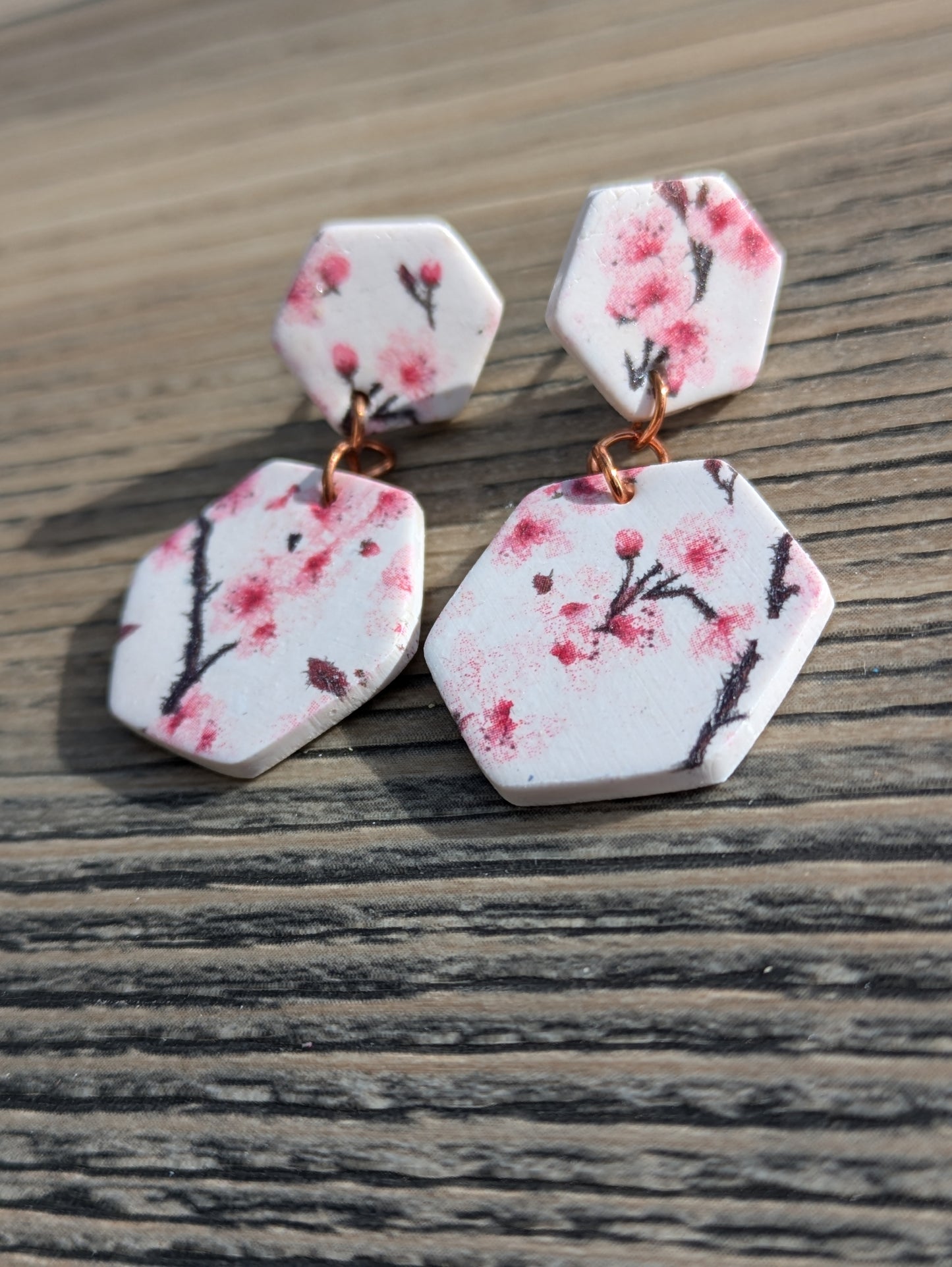 Cherry Blossom Stud Dangles