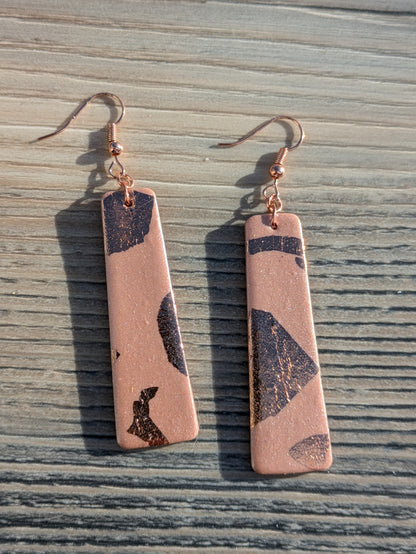 Rose Gold and Bronze Dangles