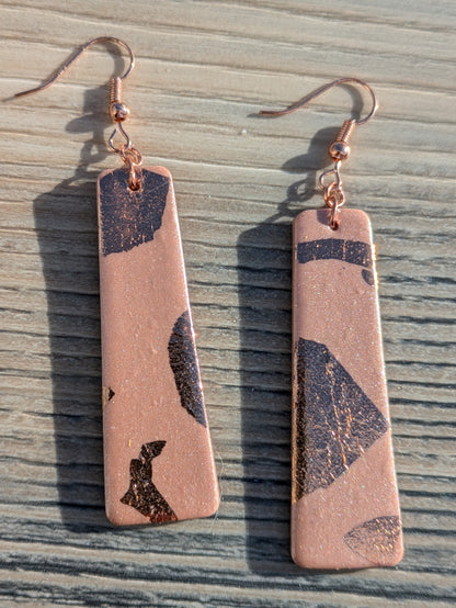 Rose Gold and Bronze Dangles