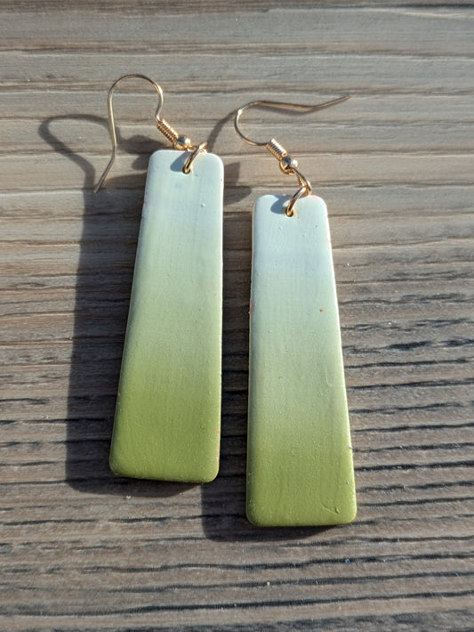 Ombre Green Dangles