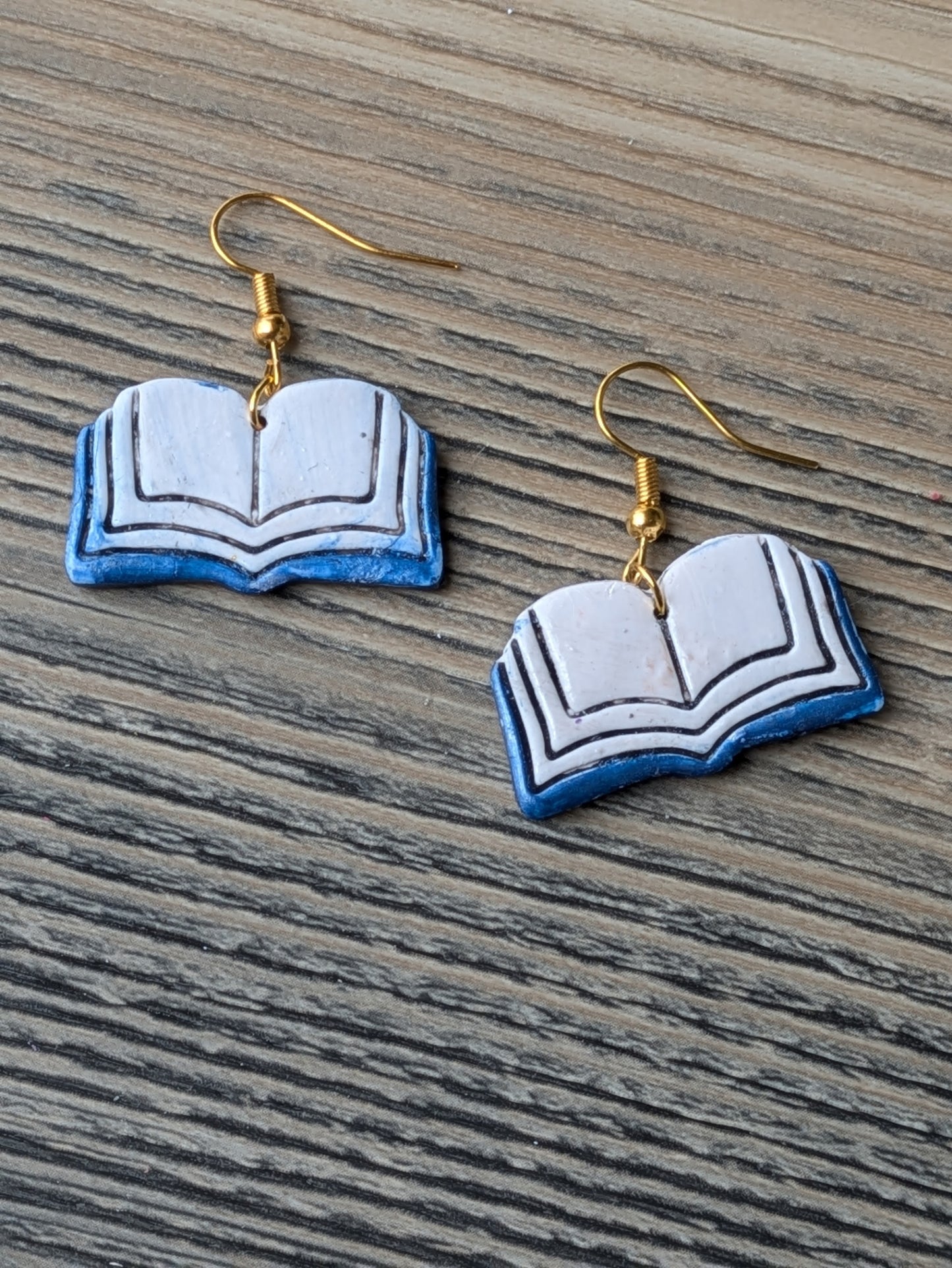 Blue Covered Book Dangles
