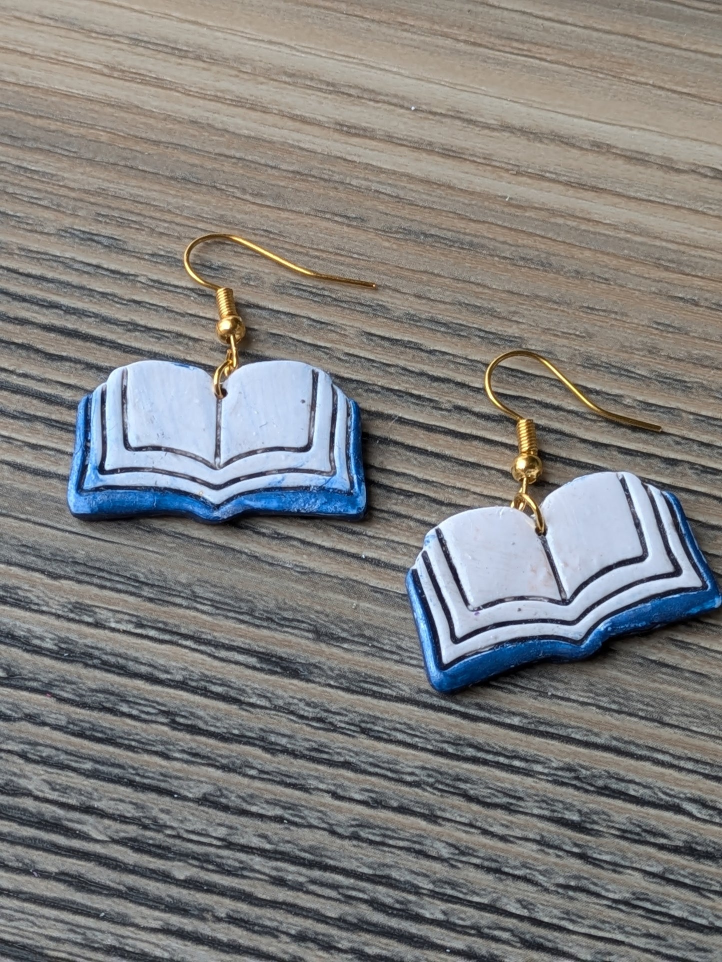 Blue Covered Book Dangles