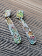 Floral Textured Stud Dangles