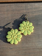 Happy Face Floral Dangles