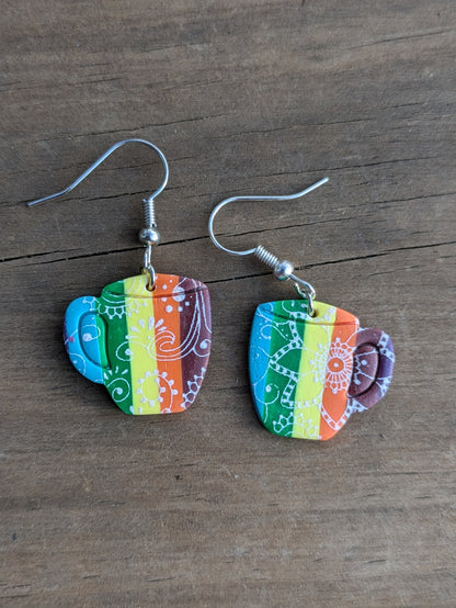 Rainbow Coffee Cups